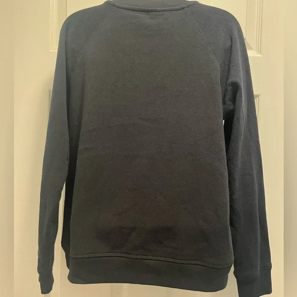 Betsey Johnson Embellished Rhinestone Skull Fleece Sweatshirt Black-Small - VGUC - Picture 7 of 14